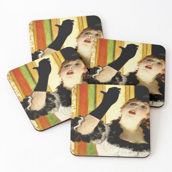 Item preview, Singer With Glove: A Captivating Portrait of Cabaret Glamour and Artistic Presence designed and sold by artdesignsnow.