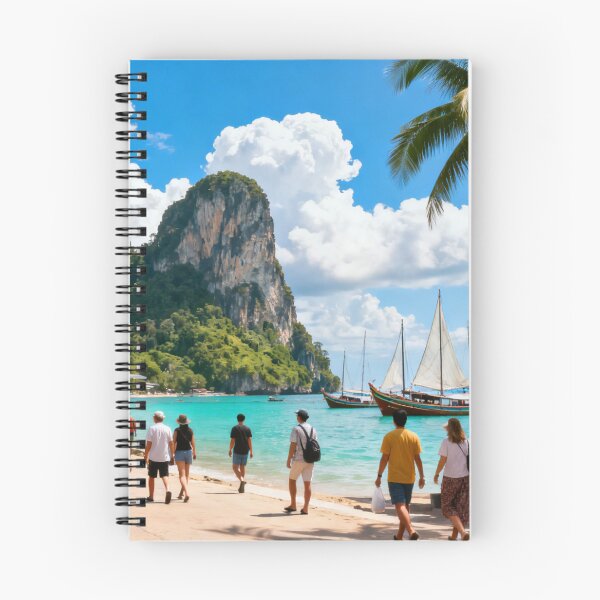 Item preview, Coastal Sunset & Tropical Beach Artwork, Exotic Island & Krabi Vibes designed and sold by BlareBlare.