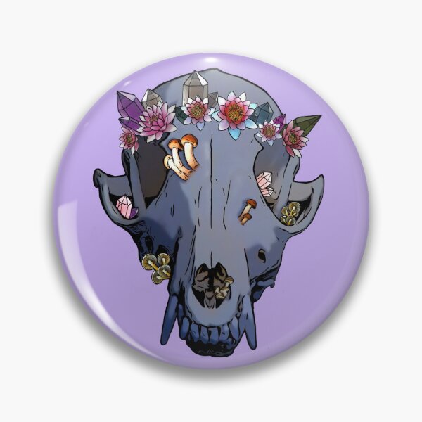 Item preview,  Little Shop of Oddities Logo Fox Skull Crystals Mushrooms Flower Crown designed and sold by Little Shop  of Oddities.