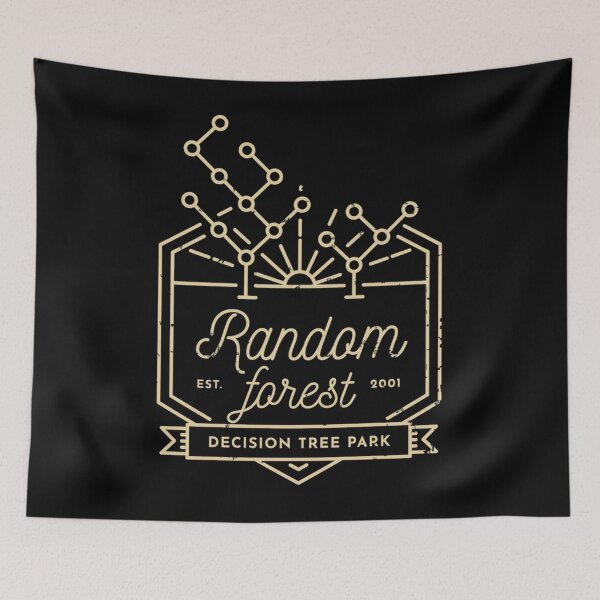 Item preview, Random Forest Yellow Lines designed and sold by Blueape.