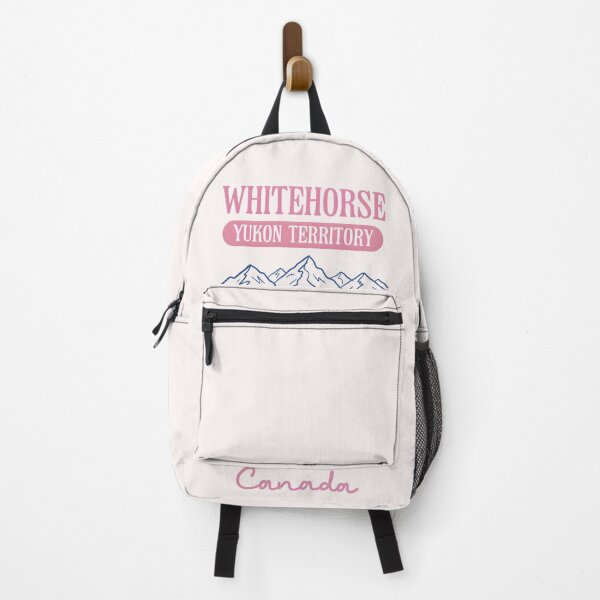 Item preview, Whitehorse Yukon Canada Pastel Pink Vintage Cute Landscape designed and sold by HowToCanadian.