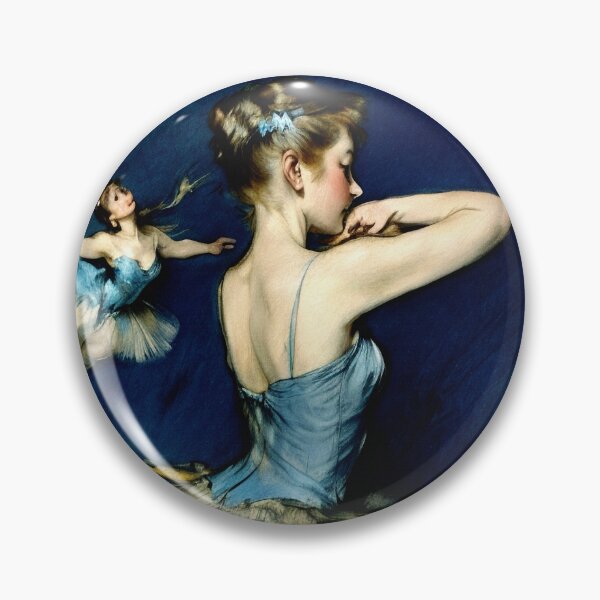 Item preview, Seated Dancer 1873 (3): A Moment of Grace and Contemplation  designed and sold by artdesignsnow.