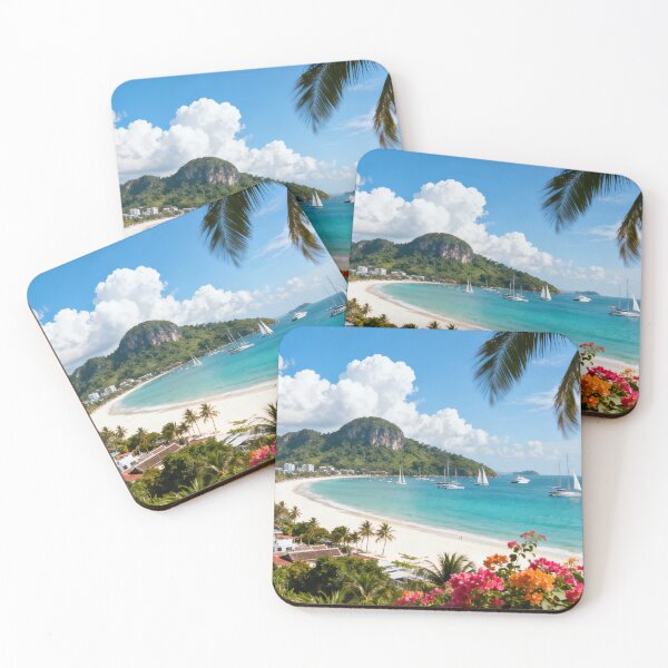 Item preview, Beautiful Beach View Art Print, Phuket Coastal Scenery designed and sold by BlareBlare.
