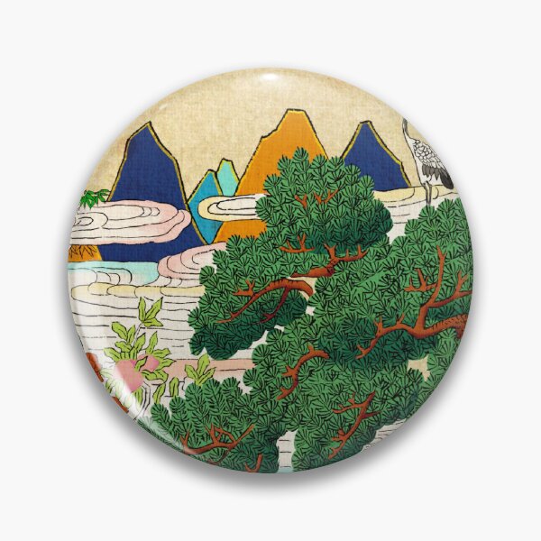 Item preview, The Ten Symbols of Longevity: Vibrant Daytime Sipjangsaengdo designed and sold by QamarART Paintings.