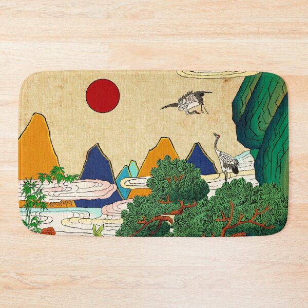 Item preview, The Ten Symbols of Longevity: Vibrant Daytime Sipjangsaengdo designed and sold by QamarART Paintings.