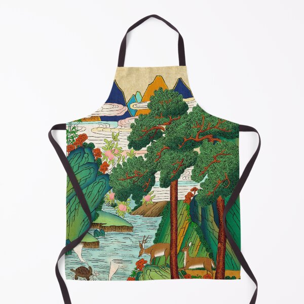 Item preview, The Ten Symbols of Longevity: Vibrant Daytime Sipjangsaengdo designed and sold by QamarART Paintings.