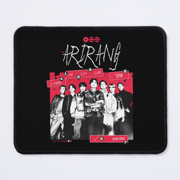 Item preview, Bts Arirang Retro Grunge Member Collage designed and sold by Grafxds.