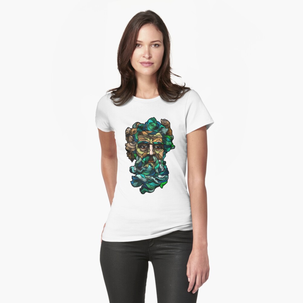 Item preview, Fitted T-Shirt designed and sold by Packeredo.