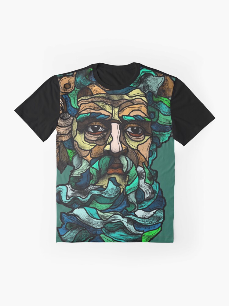 Thumbnail 4 of 5, Graphic T-Shirt, Aquarius designed and sold by Ruud van Koningsbrugge.