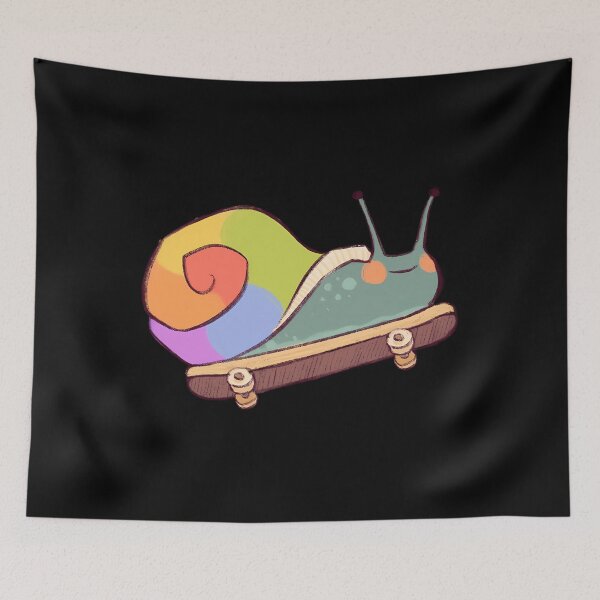 Item preview, Pride Snail On A Skateboard designed and sold by bunomihpgr99.