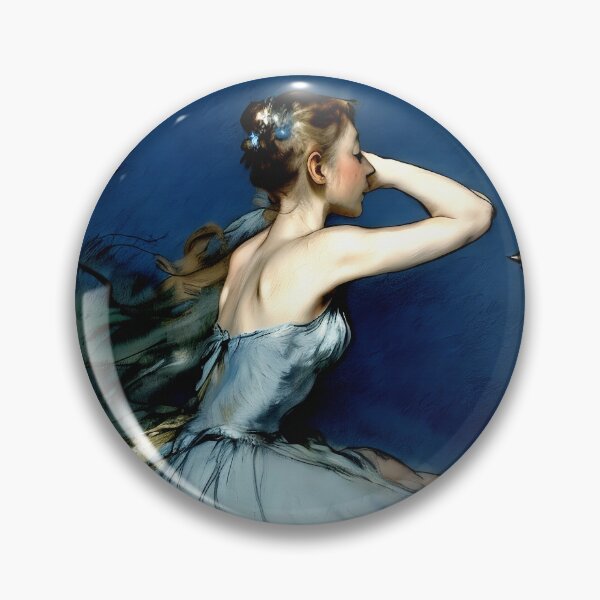 Item preview, Seated Dancer 1873 (1): A Moment of Grace and Contemplation  designed and sold by artdesignsnow.