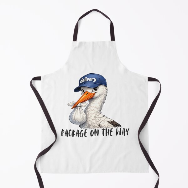 Item preview, Delivery Stork with Package designed and sold by madebysiwa.