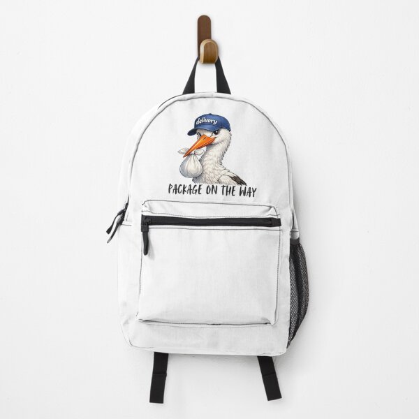 Item preview, Delivery Stork with Package designed and sold by madebysiwa.