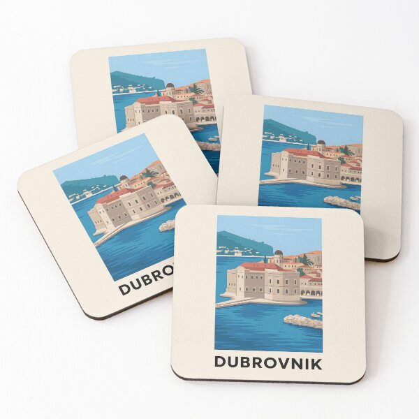 Item preview, Vintage Travel Poster - Dubrovnik - Croatia designed and sold by Museum Of Non-Existing Art.