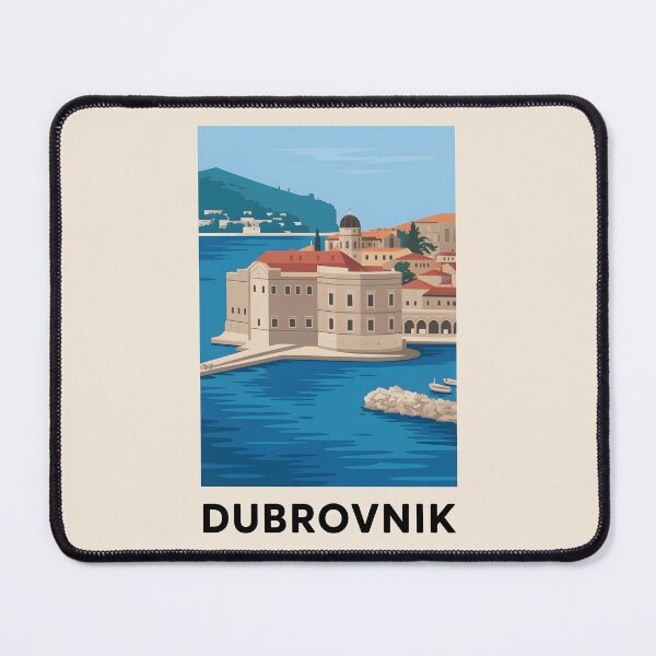 Item preview, Vintage Travel Poster - Dubrovnik - Croatia designed and sold by Museum Of Non-Existing Art.