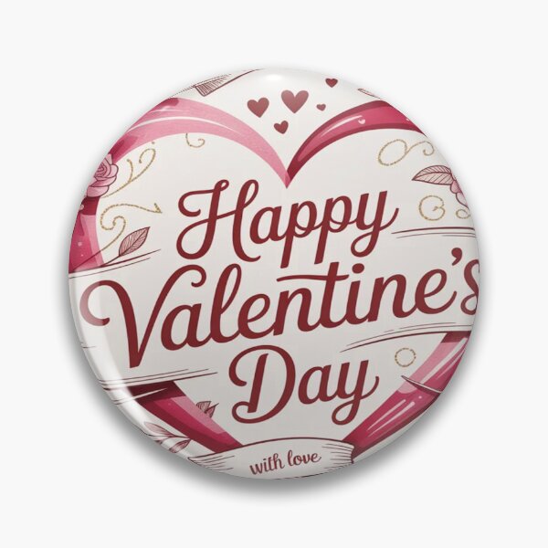 Item preview, Happy Valentine's Day Heart | Romantic Floral Roses Design designed and sold by Midnight Veil Designs.