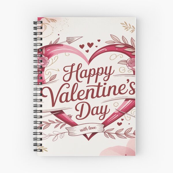 Item preview, Happy Valentine's Day Heart | Romantic Floral Roses Design designed and sold by Midnight Veil Designs.
