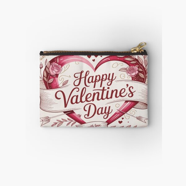 Item preview, Happy Valentine's Day Heart | Romantic Floral Roses Design designed and sold by Midnight Veil Designs.