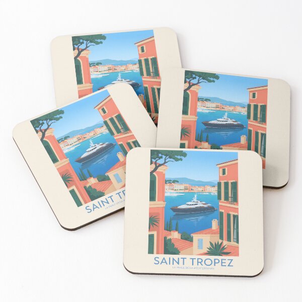 Item preview, Vintage Travel Poster - Saint Tropez - France designed and sold by Museum Of Non-Existing Art.