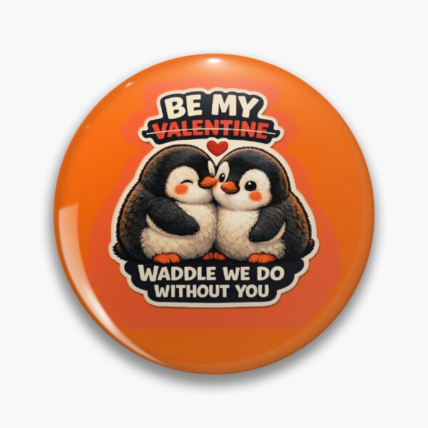 Item preview, Be My Valentine I’d Waddle Be Without You designed and sold by Ari Munandar.
