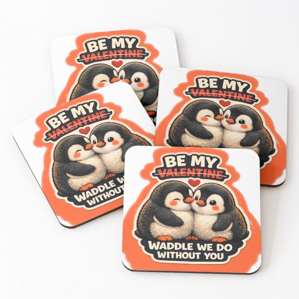 Item preview, Be My Valentine I’d Waddle Be Without You designed and sold by Ari Munandar.