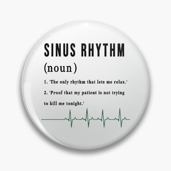 Artikelvorschau, Definition des normalen Sinusrhythmus – Lustige EKG-Grafik einer Kardiologie-Krankenschwester entworfen und verkauft von CrewGifted.