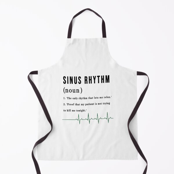 Item preview, Normal Sinus Rhythm Definition - Funny Cardiac Nurse EKG Art designed and sold by CrewGifted.