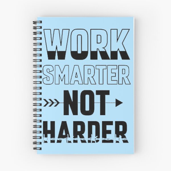 Item preview, Work Smarter Not Harder - Minimalist Motivational Quote designed and sold by GunnuDesigns.