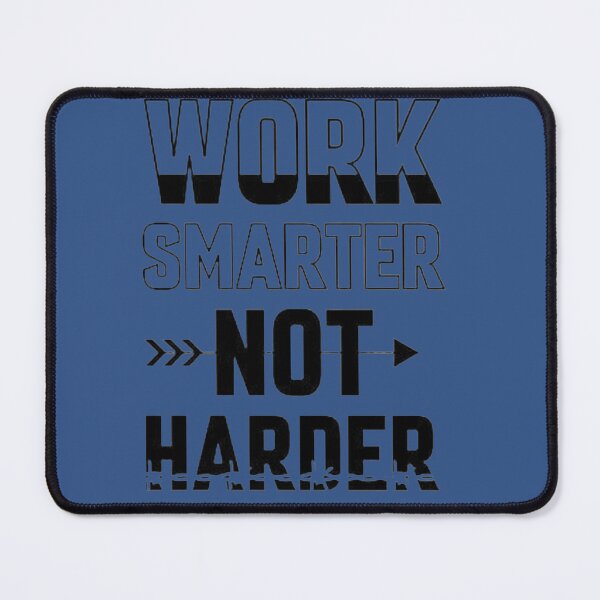 Item preview, Work Smarter Not Harder - Minimalist Motivational Quote designed and sold by GunnuDesigns.