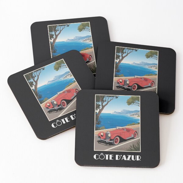Item preview, Vintage Travel Poster - Cote d'Azur - France designed and sold by Museum Of Non-Existing Art.