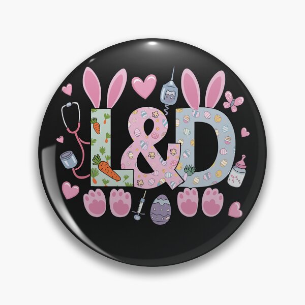 Item preview, Cute L&D Labor and Delivery Nurse Easter Bunny Eggs Spring designed and sold by laurelrhodes.