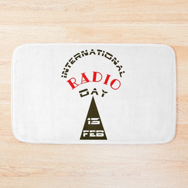 Item preview, International Radio Day 13 February Signal Tower designed and sold by Jaana Day.