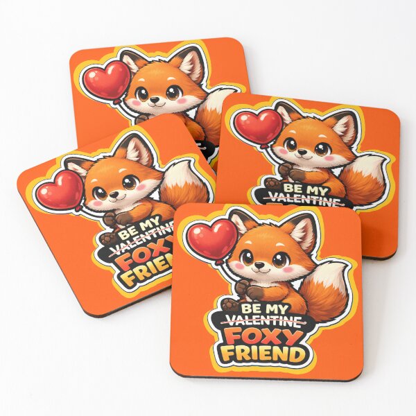 Item preview, Be My Valentine Foxy Friend designed and sold by Ari Munandar.
