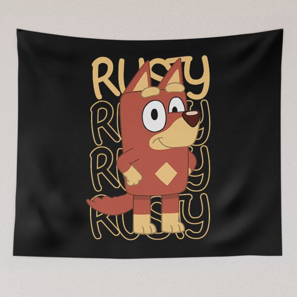 Item preview, bluey Rusty Cartoon designed and sold by wibowo.