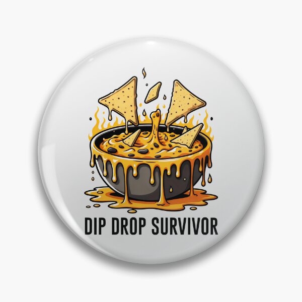 Item preview, Clean Dip Drop Survivor Nacho Cheese and Food Humor designed and sold by SplashTastic.