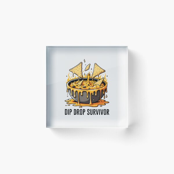 Item preview, Clean Dip Drop Survivor Nacho Cheese and Food Humor designed and sold by SplashTastic.