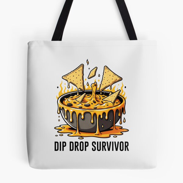 Item preview, Clean Dip Drop Survivor Nacho Cheese and Food Humor designed and sold by SplashTastic.