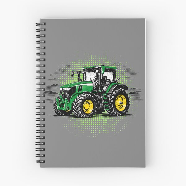 Item preview, Green tractor Halftone Modern agricultural design designed and sold by CreareAT.