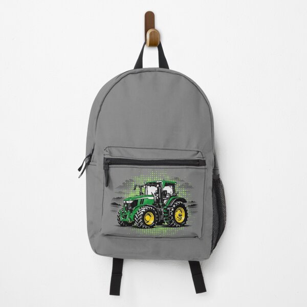 Item preview, Green tractor Halftone Modern agricultural design designed and sold by CreareAT.