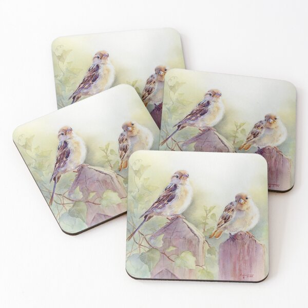 Item preview, Sparrows on Patrol designed and sold by Anjuna Sainath.