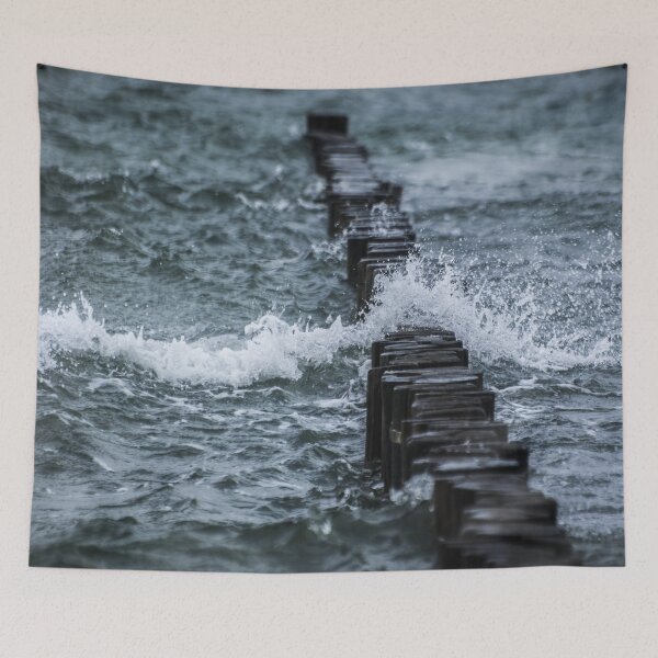 Item preview, Seascape monochrome minimal decor art  designed and sold by Natart1004.