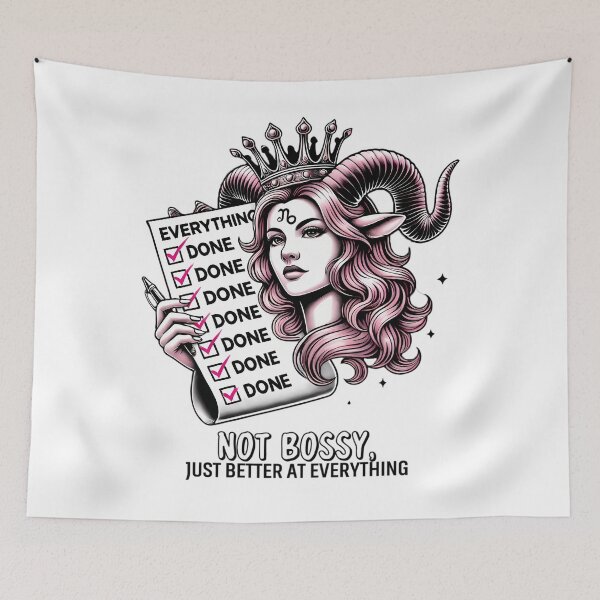 Item preview, Capricorns Not Bossys Just Better At Everythings designed and sold by evodoo.