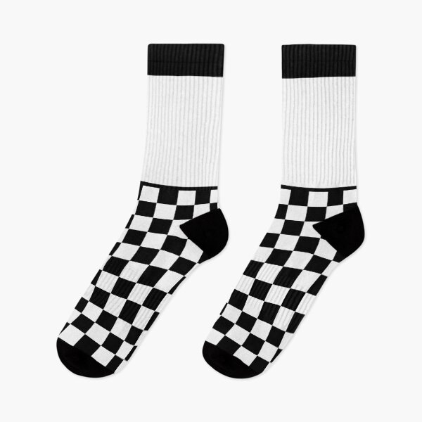 Item preview, Racing Checkered Flag Socks designed and sold by WorldEngine.