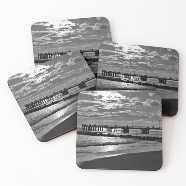 Item preview,  Black and white seascape minimal decor art  designed and sold by Natart1004.