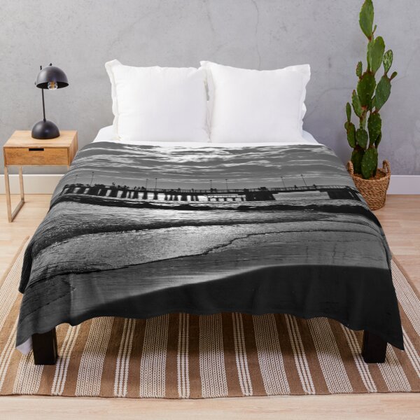 Item preview,  Black and white seascape minimal decor art  designed and sold by Natart1004.