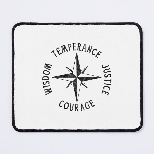 Item preview, Four Stoic Virtues Compass designed and sold by bunomihpgr99.