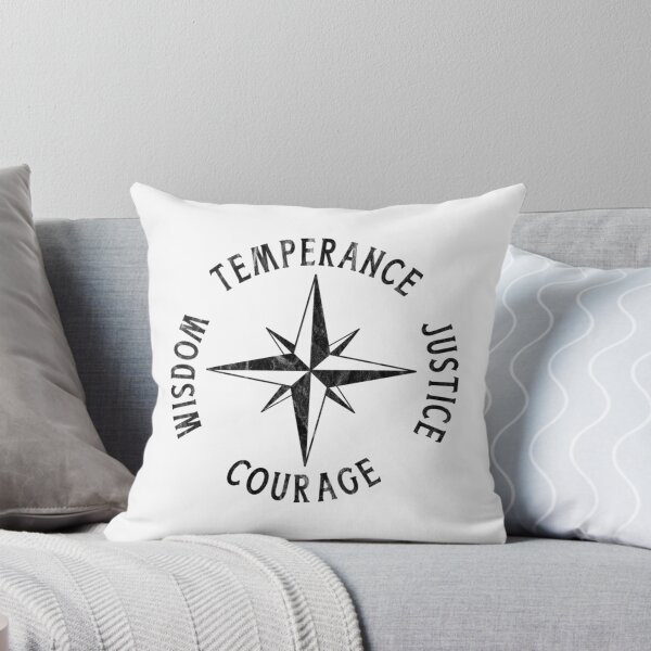 Item preview, Four Stoic Virtues Compass designed and sold by bunomihpgr99.