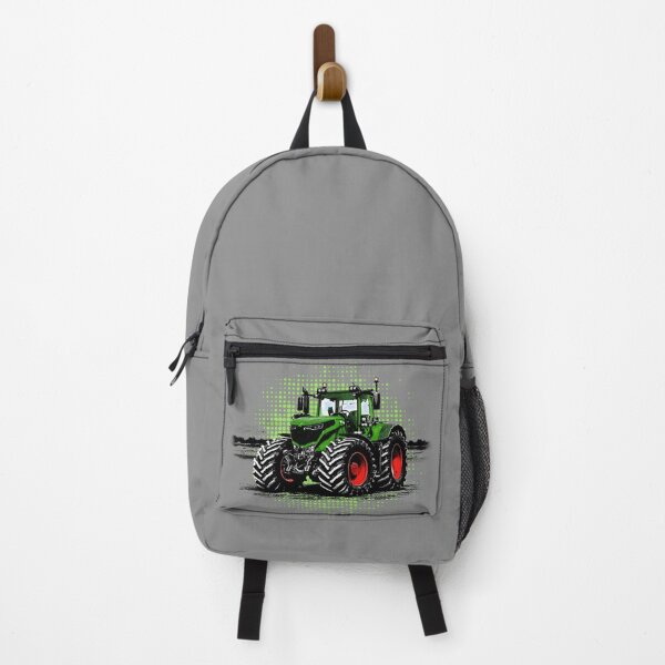 Item preview, Green tractor with red rims, halftone designed and sold by CreareAT.
