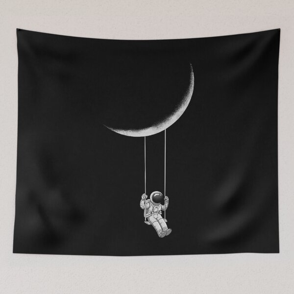 Item preview, Astronaut Swinging On The Moon designed and sold by bunomihpgr99.