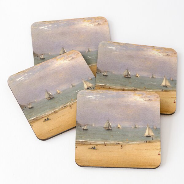 Item preview, Sailboats at the Shore - Capturing the Tranquil Beauty of Maritime Scenes  designed and sold by artdesignsnow.